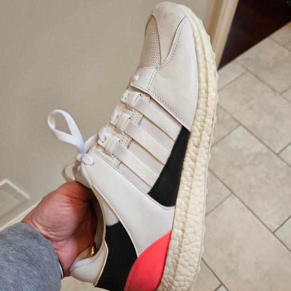 Adidas Men's Ultraboost Equipment ADV/91-16 Athletic Shoes, White/Black, Sz 13 - Picture 11 of 16